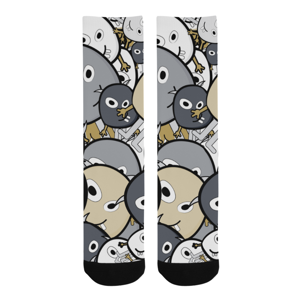 doodle monsters Trouser Socks