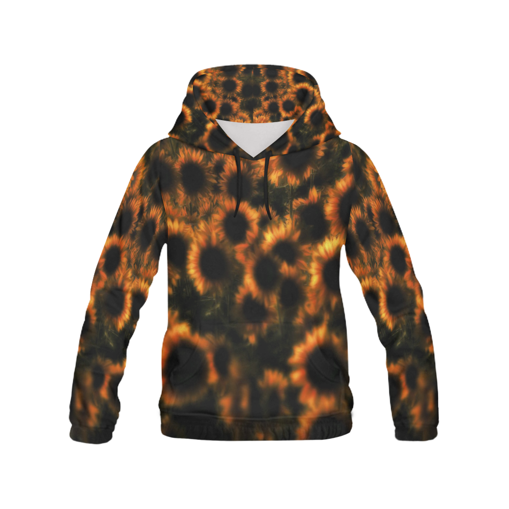 FIELD OF BEAMZ All Over Print Hoodie for Women (USA Size) (Model H13)