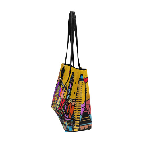 Barcelona Popart by Nico Bielow Euramerican Tote Bag/Large (Model 1656)