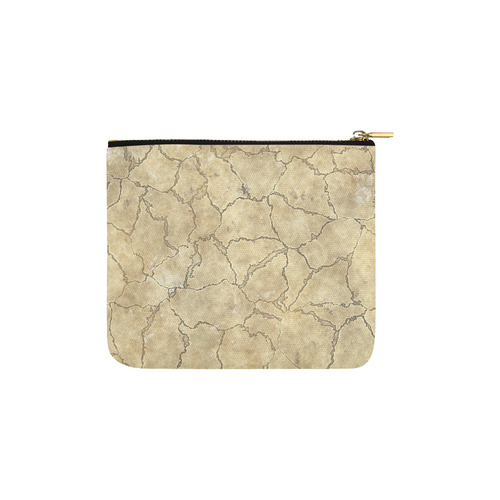 Cracked skull bone surface B by FeelGood Carry-All Pouch 6''x5''