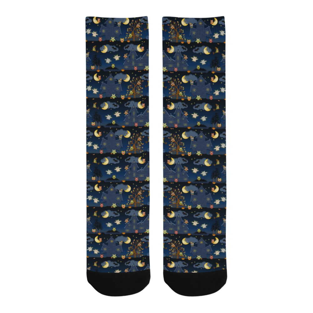 halloween owls Trouser Socks