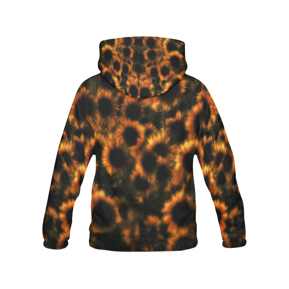 FIELD OF BEAMZ All Over Print Hoodie for Women (USA Size) (Model H13)