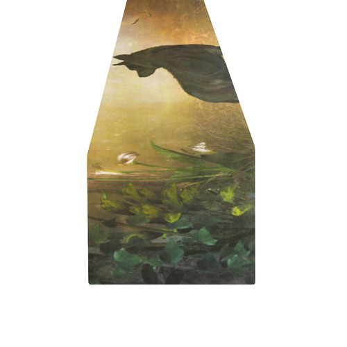 Teh lonely wolf Table Runner 14x72 inch
