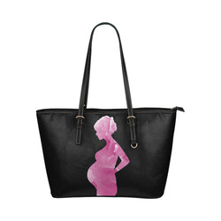 Mother's day Leather Tote Bag/Large (Model 1651)