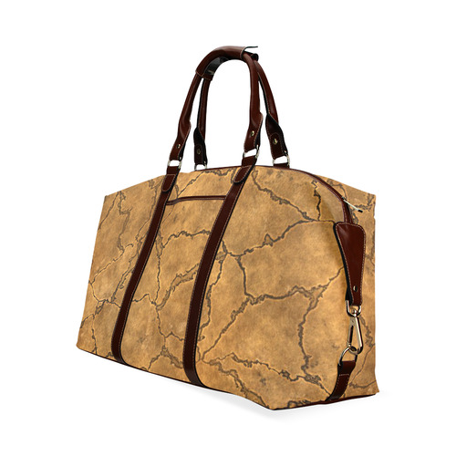 Cracked skull bone surface C by FeelGood Classic Travel Bag (Model 1643) Remake