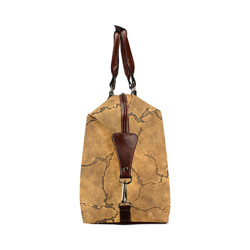 Cracked skull bone surface C by FeelGood Classic Travel Bag (Model 1643) Remake