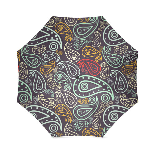 colorful paisley Foldable Umbrella (Model U01)
