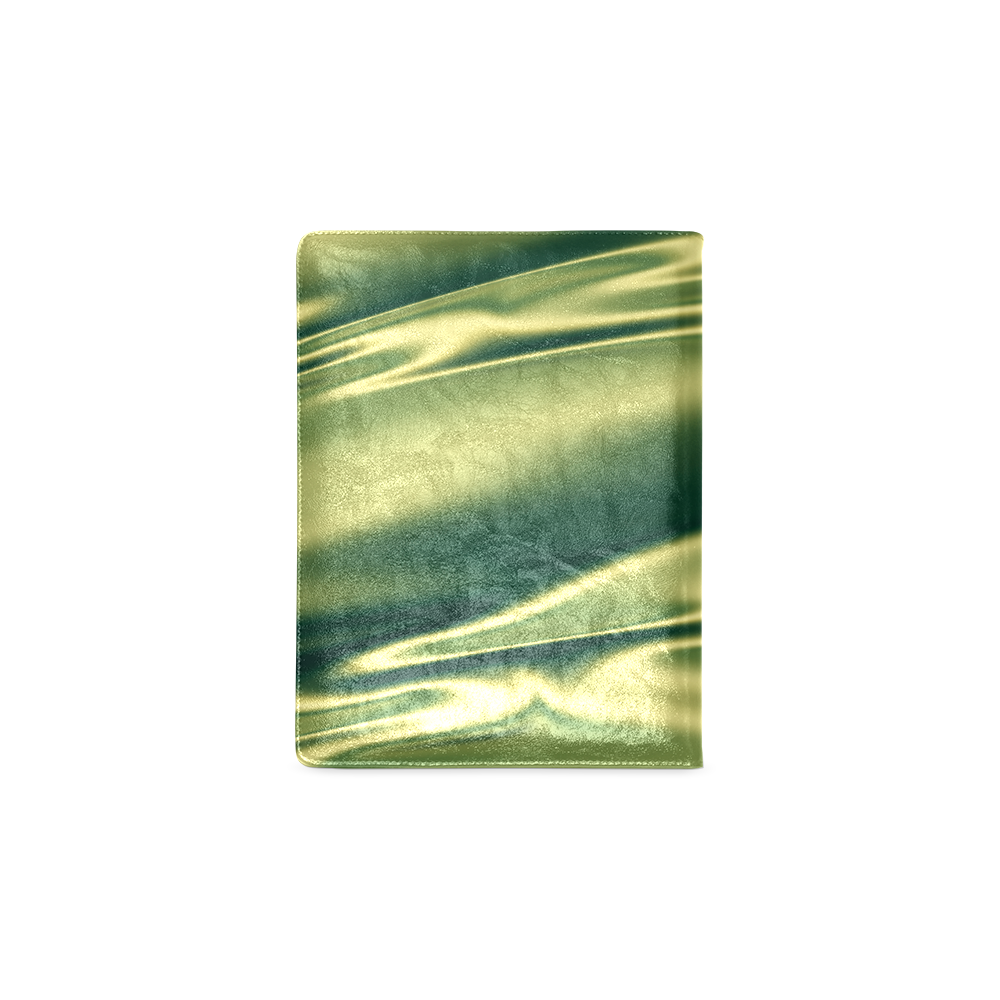 Green satin 3D texture Custom NoteBook B5