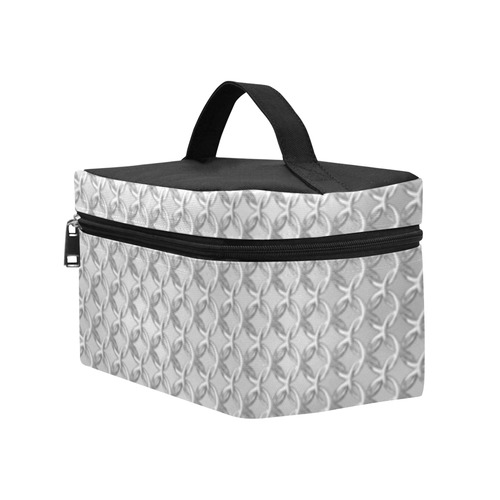 Silver Chainmaille Goth Lunch Bag/Large (Model 1658)