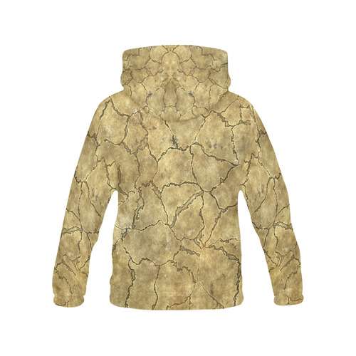 Cracked skull bone surface A by FeelGood All Over Print Hoodie for Men (USA Size) (Model H13)