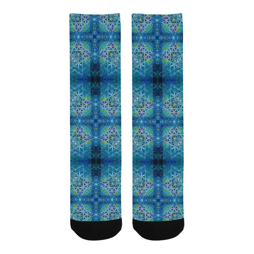 Celestial Flower Of Life Quilt Trouser Socks