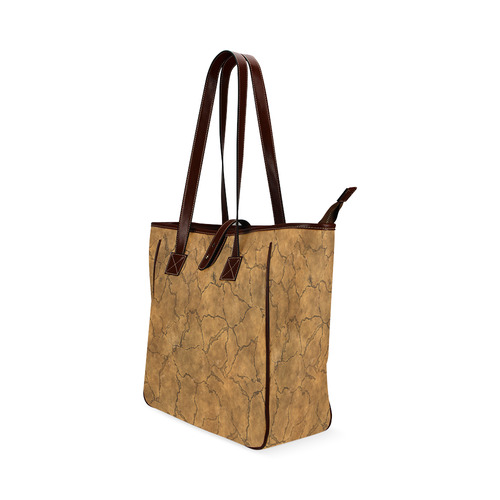 Cracked skull bone surface C by FeelGood Classic Tote Bag (Model 1644)