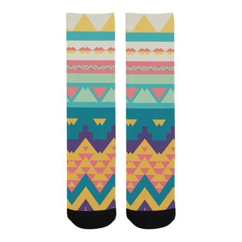 Pastel tribal design Trouser Socks