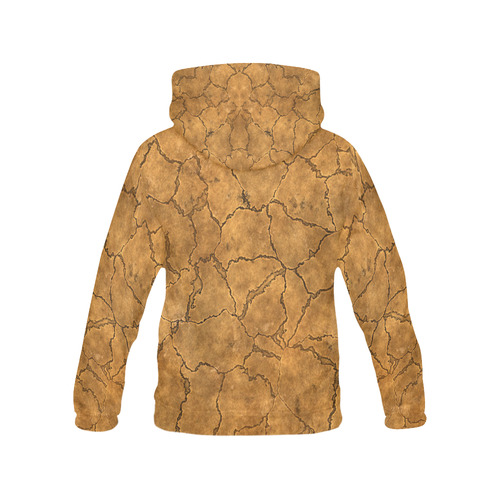 Cracked skull bone surface C by FeelGood All Over Print Hoodie for Men (USA Size) (Model H13)