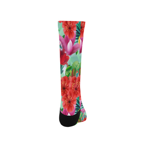 TropicalSummer Flower And Fruit Pattern Trouser Socks