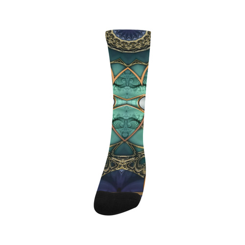 Majestic Topaz Ocean Kaleidoscope Trouser Socks