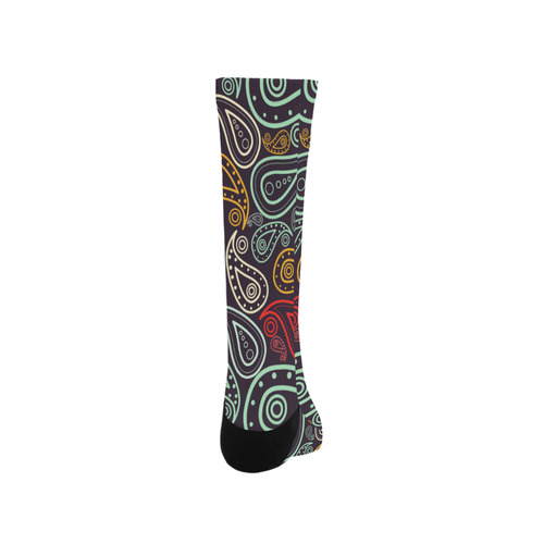 colorful paisley Trouser Socks