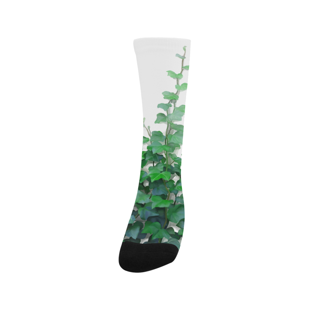 Watercolor Ivy - Vines, plant watercolor Trouser Socks