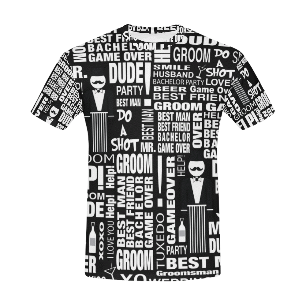 GROOM Gift T Shirt Wedding Shirt Best Man Gift by Juleez All Over Print T-Shirt for Men (USA Size) (Model T40)