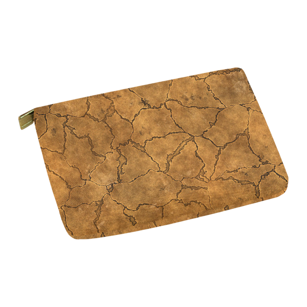 Cracked skull bone surface C by FeelGood Carry-All Pouch 12.5''x8.5''