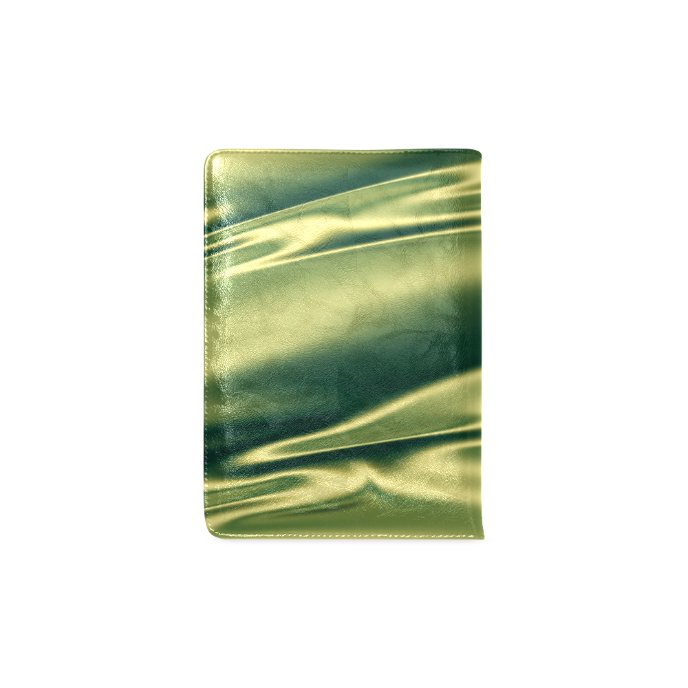 Green satin 3D texture Custom NoteBook A5
