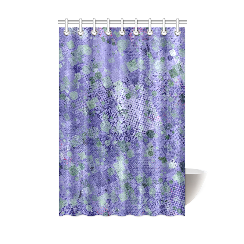 trendy abstract mix B by FeelGood Shower Curtain 48"x72"