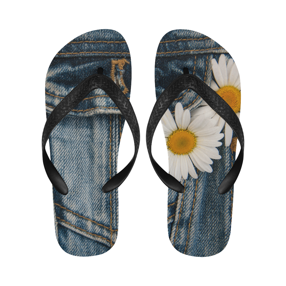 Daisy And Jeans Flip Flops for Men/Women (Model 040)
