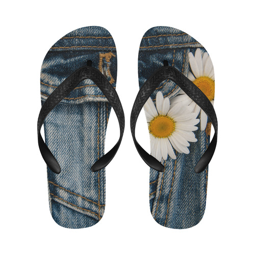 Daisy And Jeans Flip Flops for Men/Women (Model 040)