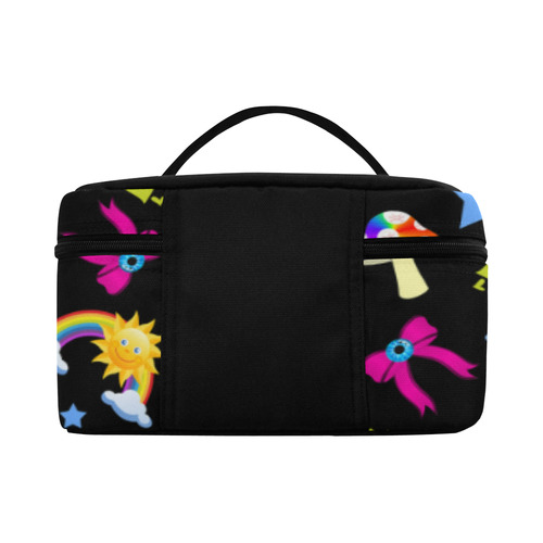 Super Bright Kawaii Rainbow Print Lunch Bag/Large (Model 1658)