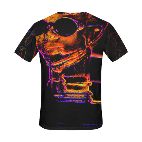 EYE ON U2 All Over Print T-Shirt for Men (USA Size) (Model T40)