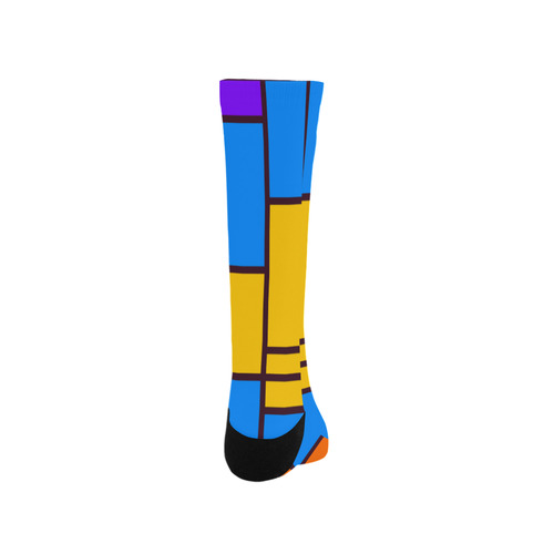 Shapes in retro colors Trouser Socks