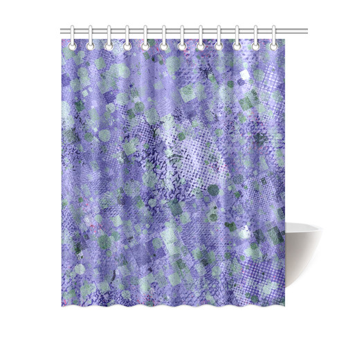 trendy abstract mix B by FeelGood Shower Curtain 60"x72"