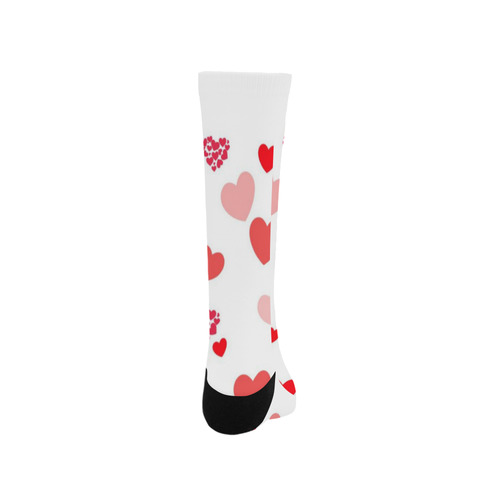 lovely Valentine-Hearts red Trouser Socks