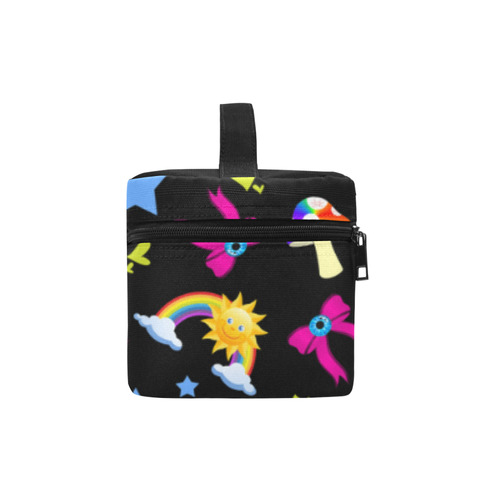 Super Bright Kawaii Rainbow Print Lunch Bag/Large (Model 1658)