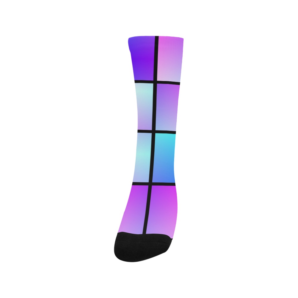 Gradient squares pattern Trouser Socks