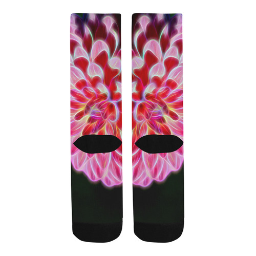 Pink Chrysanthemum Topaz Trouser Socks