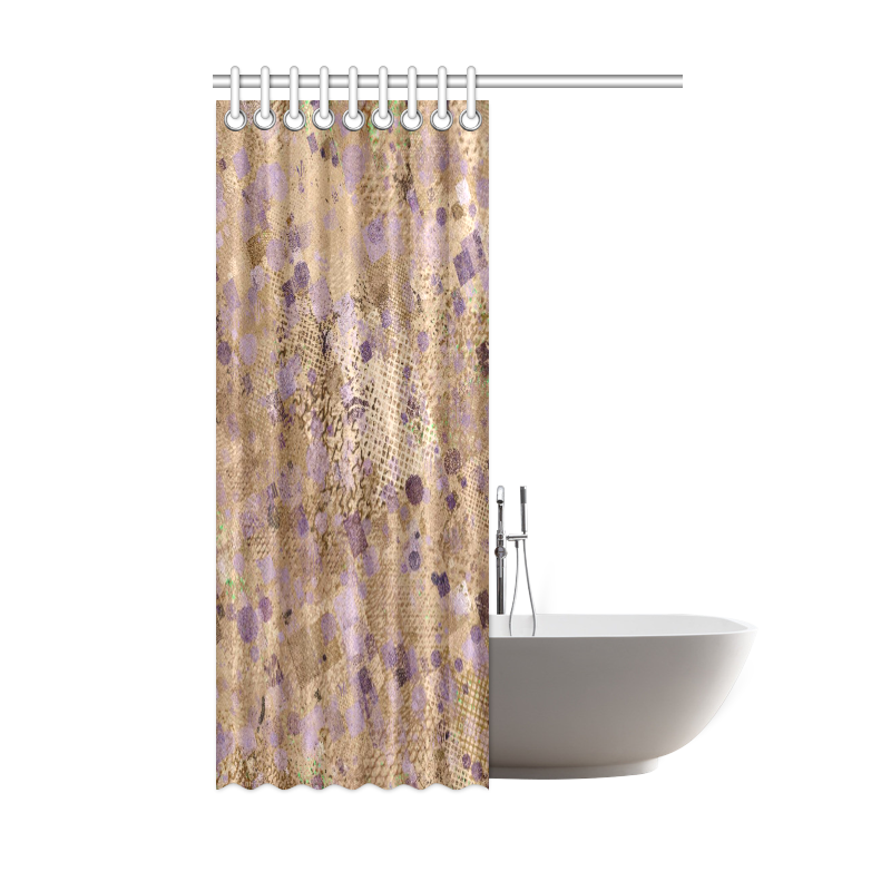 trendy abstract mix C by FeelGood Shower Curtain 48"x72"