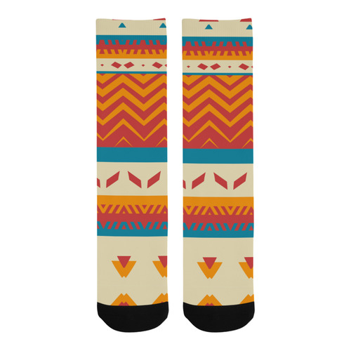 Tribal shapes Trouser Socks