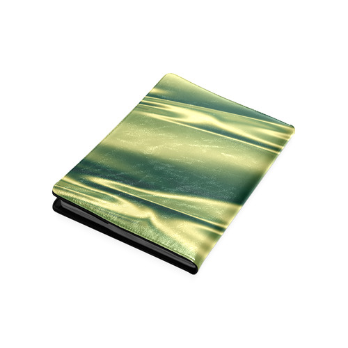 Green satin 3D texture Custom NoteBook B5
