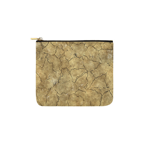Cracked skull bone surface A by FeelGood Carry-All Pouch 6''x5''