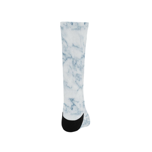 Italian Marble,Rimini Blu,white,blue Trouser Socks