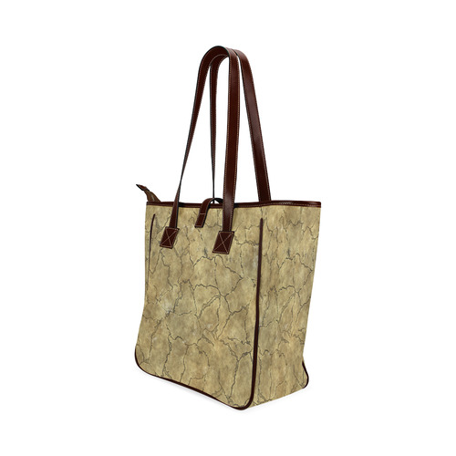 Cracked skull bone surface A by FeelGood Classic Tote Bag (Model 1644)
