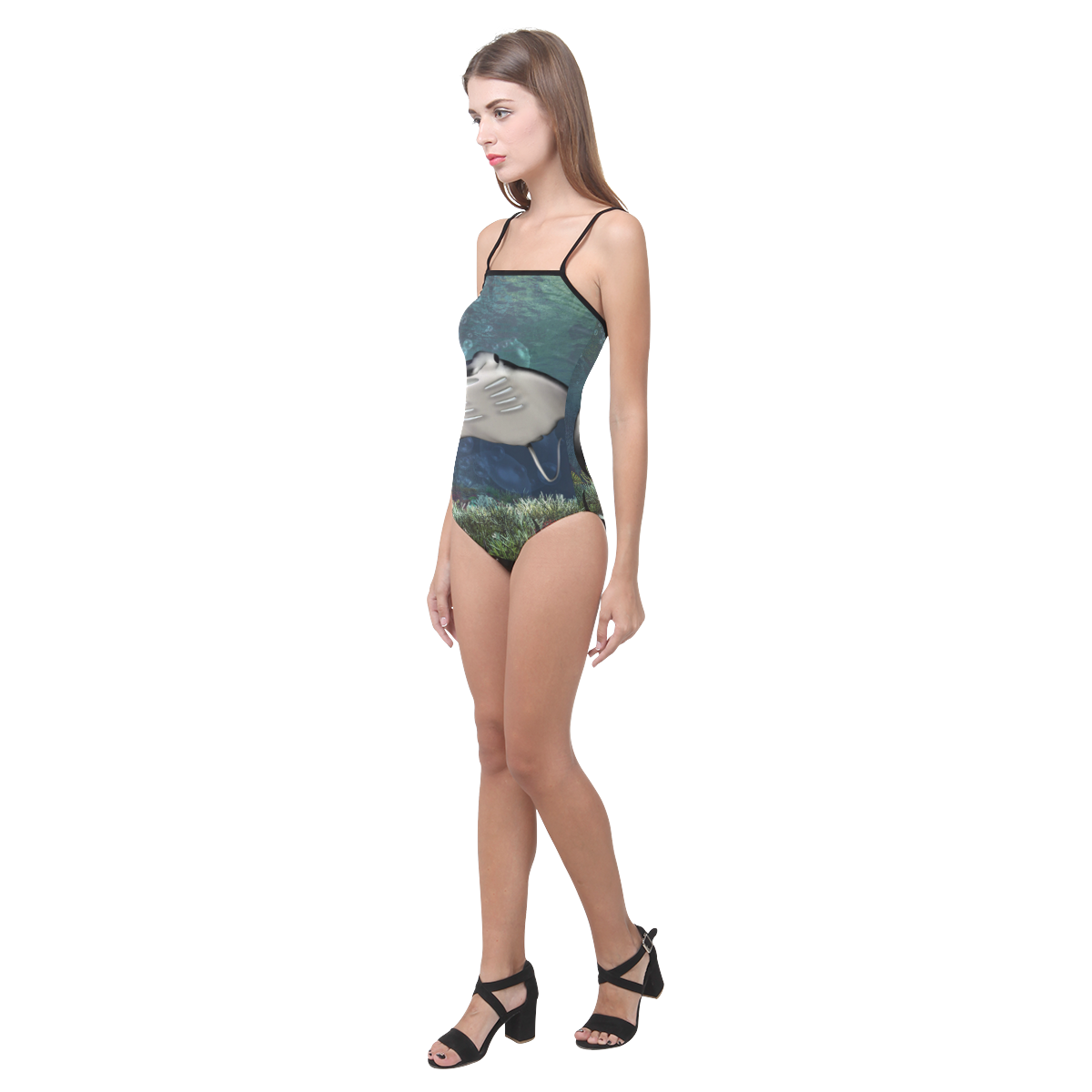 Awesme manta Strap Swimsuit ( Model S05)