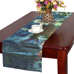 Underwater wold with mermaid Table Runner 16x72 inch