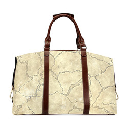 Cracked skull bone surface B by FeelGood Classic Travel Bag (Model 1643) Remake