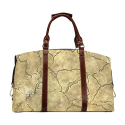 Cracked skull bone surface A by FeelGood Classic Travel Bag (Model 1643) Remake