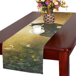 Teh lonely wolf Table Runner 16x72 inch