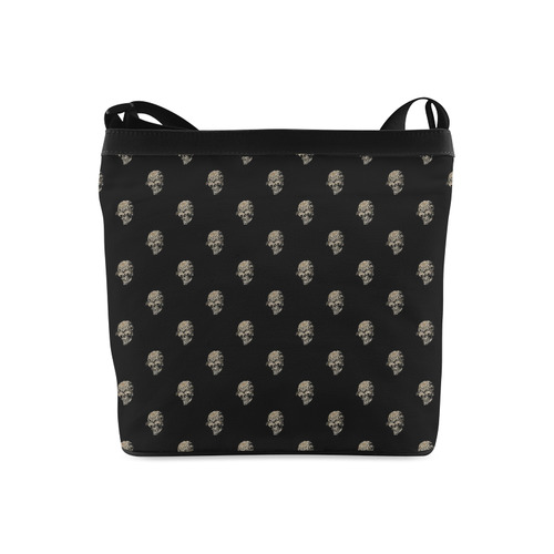 sparkling skulls by JamColors Crossbody Bags (Model 1613)