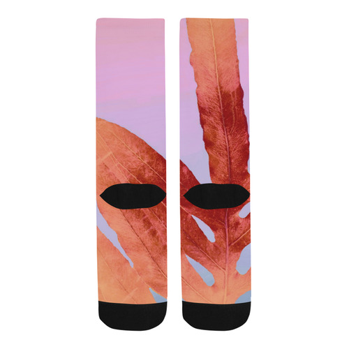 Pink and Purple Trouser Socks