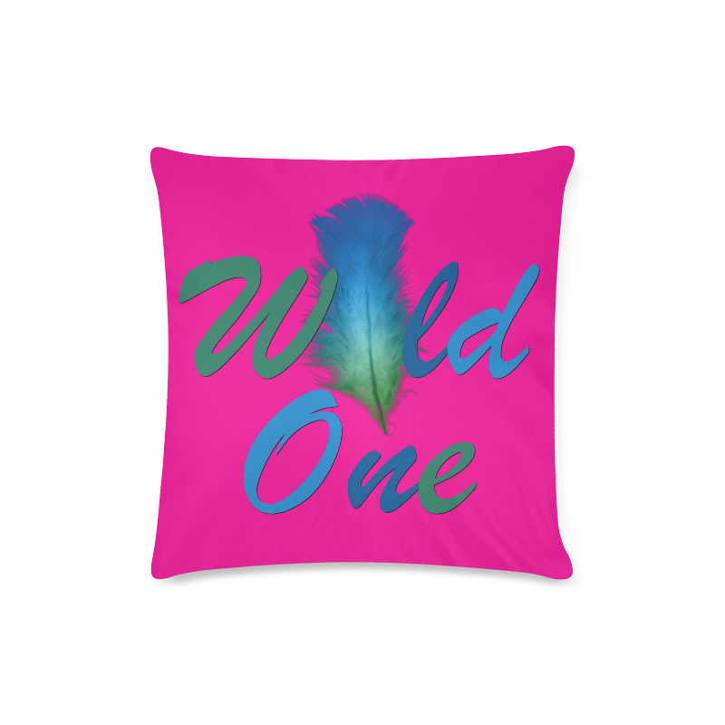 Wild One Custom Zippered Pillow Case 16"x16"(Twin Sides)